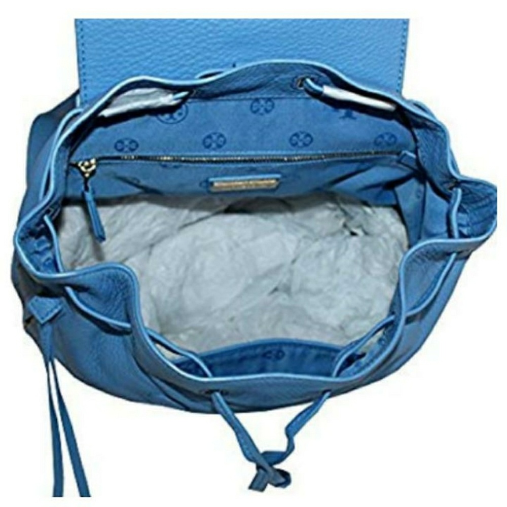 TORY BURCH BACK PACK MONTEGO BLUE - Picture 4 of 5